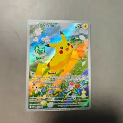 Pokemon Card Pikachu Svp Black Star Promos SVP027 Holo Promo TCG Full Art #27 - Image 1
