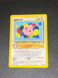 Igglybuff 40/75 - Neo Discovery Pokemon Card - LP - Image 1