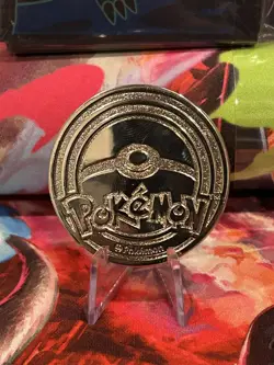 Mega Charizard UPC Game Mat, Charizard Metal Coin, Card Sleeves , And Deck Box! - Image 3