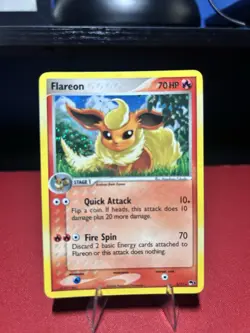 Pokemon TCG 2006 Flareon 2/17 Pop Series Promos, Holo Rare Card - Image 1