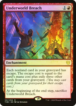 Underworld Breach Theros Beyond Death MTG MAGIC ENCHANTMENT RARE FOIL - Image 1