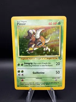 Pinsir 9/64 Holo Jungle 1999 WOTC Pokemon Card LP - Image 1