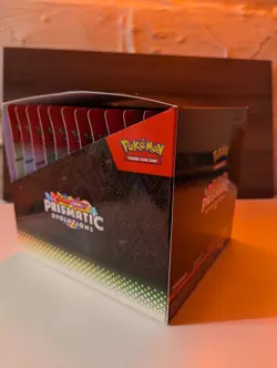 Pokemon Prismatic Evolutions Tech Sticker Collection (Lot of 12) Sealed W/Box - Image 2