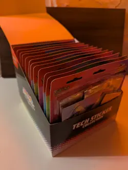 Pokemon Prismatic Evolutions Tech Sticker Collection (Lot of 12) Sealed W/Box - Image 3