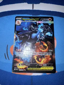 Pokemon TCG Mega Charizard x EX SIR 125/94 Full Art Phantasmal Flames READ DESC - Image 1