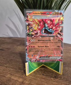 Hearthflame Mask Ogrepon 017/131 Double Rare Prismatic Evolutions Pokemon M/NM - Image 1