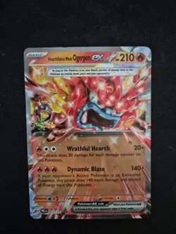 Hearthflame Mask Ogrepon 017/131 Double Rare Prismatic Evolutions Pokemon M/NM - Image 2