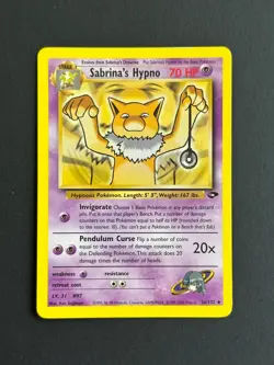Carte Pokemon - Sabrina's Hypno 56/132 - Gym Challenge - Anglais - Image 1