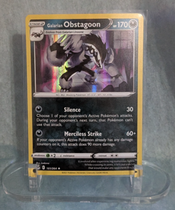 Galarian Obstagoon #161/264 (Fusion Strike) SWSH08 Pokemon LP *2021* - Image 1