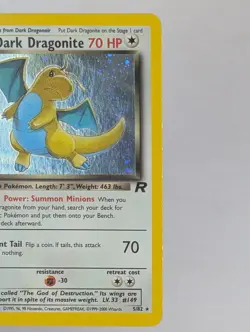 Pokemon Dark Dragonite 5/82 Holo Rare Unlimited EN Team Rocket WOTC Pokemon - Image 4