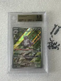 Pokemon TCG Nidoking Scarlet & Violet 151 #174/165 BGS 9.5 GEM MINT - Image 1