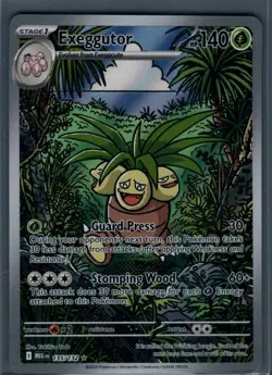 Pokemon - Exeggutor 135/132 Mega Evolution Holo ILLUSTRATION RARE NM 🧨🔥 - Image 1