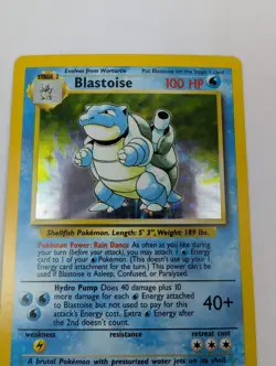 Pokemon Blastoise Base Set 2/102 Holo Rare Unlimited EN TCG - Image 4