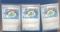 2x Reverse 1x Base Poke Pad 198/217 Ascended Heroes Pokemon Trainer Mint/NM - Image 1