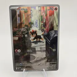 Pokemon TCG - Litleo 139/132 - Mega Evolution - Illustration Rare - Image 1