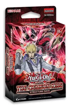 YuGiOh ​The Crimson King Structure Deck 1st Edition Sealed NEW - Image 1