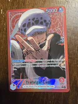 One Piece Trafalgar Law Leader Alt Art OP14 The Azure Seas Seven English - Image 2
