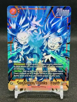 FB08-009 SR* Alternate Art Son Goten/Trunks:Yourth Dragon Ball Z Super Card Game - Image 1