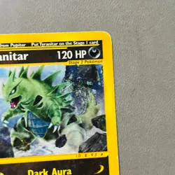 Pokemon Tyranitar Expedition Base Set Rare 120HP 066/165 Regular English Card - Image 5