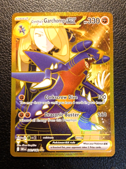 Pokemon TCG, Cynthia's Garchomp ex 241/182 Sv10 Destined Rivals Holo EX Card - Image 3