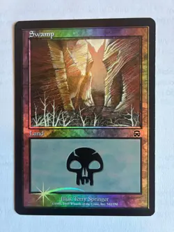 Magic the Gathering MTG Card: Swamp FOIL 342/350 Mercadian Masques! NM - Image 1