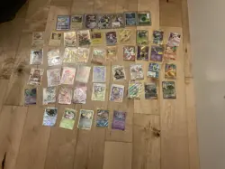 50 Pokemon Card Lot Same Card As In Photos Only Hits - Image 1
