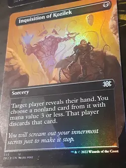 Inquisition of Kozilek Borderless FOIL, D Masters 2022 , LP , MTG, FREE SHIPPING - Image 3