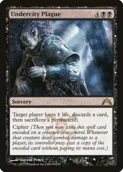 Undercity Plague [Gatecrash] Magic MTG - Image 1