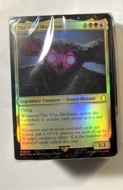 MTG Fallout Commander Deck Mutant Menace The Wise Mothman sealed, no box/pack - Image 1