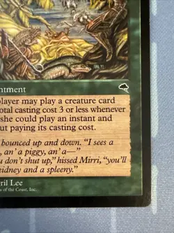 Aluren - Tempest - Magic the Gathering - Vintage 1997 WOTC!! - Image 4