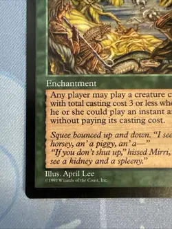 Aluren - Tempest - Magic the Gathering - Vintage 1997 WOTC!! - Image 5