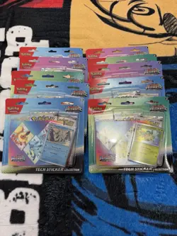 Pokemon TCG Prismatic Evolutions Tech Sticker Lot of 10 Sealed 3-Pack Blisters - Image 2