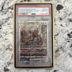 2023 Pokemon Crown Zenith Hisuian Zoroark VST Galarian Gallery #GG56/GG70 PSA 10 - Image 1