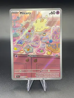 Pokemon TCG - Milcery Holo Illustration Rare - Stellar Crown 152/142 - Image 1