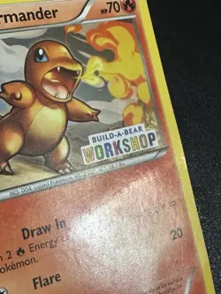 Charmander 17/113 Pokemon Build-a-bear Workshop Promo Multiple Creases - Image 3