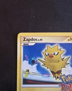 Pokemon Zapdos Pokemon Rumble Promo Set 8/16 MP Moderate Play - Image 2