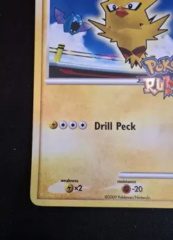 Pokemon Zapdos Pokemon Rumble Promo Set 8/16 MP Moderate Play - Image 5