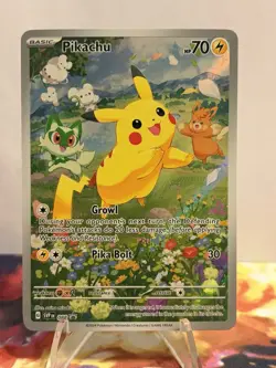 Pokemon TCG Pikachu SVP 088 Black Star Promo 88 Paldea Adventure Chest NM - Image 1