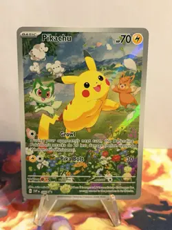 Pokemon TCG Pikachu SVP 088 Black Star Promo 88 Paldea Adventure Chest NM - Image 2