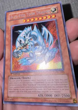 2002 Yugioh Magic Ruler BLUE-EYES TOON DRAGON 1st Edition MRL-000 | NEAR MINT - Image 2
