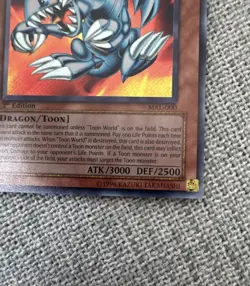 2002 Yugioh Magic Ruler BLUE-EYES TOON DRAGON 1st Edition MRL-000 | NEAR MINT - Image 3