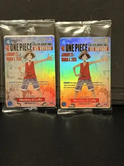 🔥One Piece Monkey D. Luffy US Voyage College Basketball Promo Card Sealed (2)🔥 - Image 1