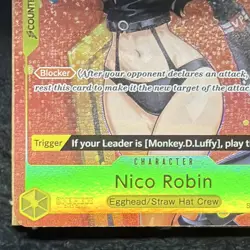Nico Robin ST29-009 ( Alternate Art) Blocker Trigger One Piece CCG - Image 3