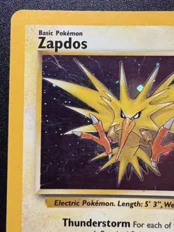 Zapdos 15/62 Fossil Pokemon Card Cosmos Holo Foil Exclusive Rare HP - Image 3