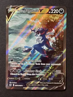 Hisuian Samuott V GG51/GG70 Crown Zenith Pokemon Card Alt Art - Image 1