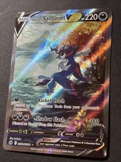 Hisuian Samuott V GG51/GG70 Crown Zenith Pokemon Card Alt Art - Image 2