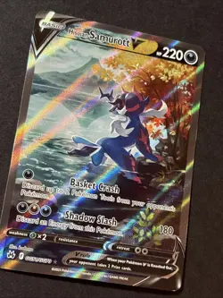 Hisuian Samuott V GG51/GG70 Crown Zenith Pokemon Card Alt Art - Image 3