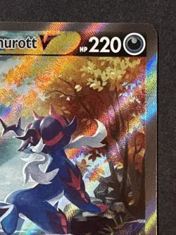 Hisuian Samuott V GG51/GG70 Crown Zenith Pokemon Card Alt Art - Image 5