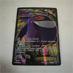 Gengar EX Full Art Ultra Rare Holo 114/119 XY Phantom Forces Pokemon Card - Image 1