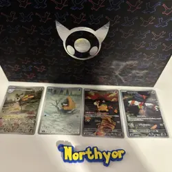 Mega Dream Japanese Pokemon AR bundle (2) x4 cards - Image 1